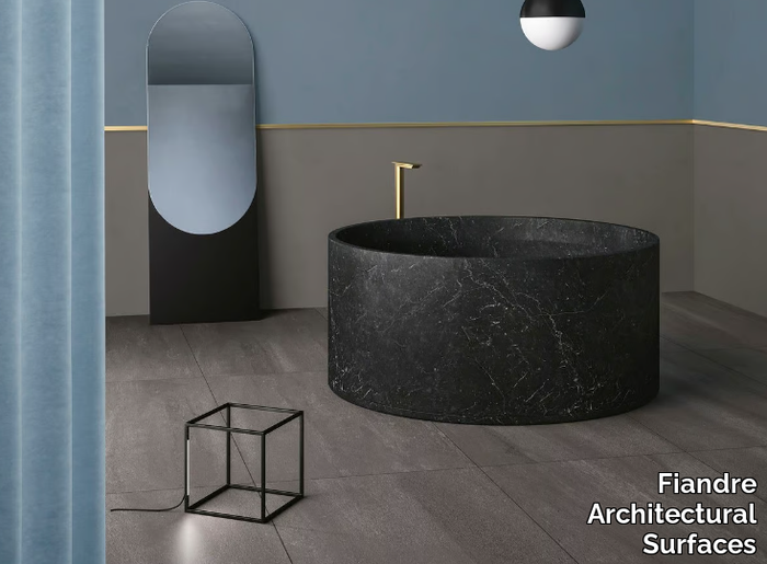 NEO ANTHRACITE - Porcelain stoneware wall/floor tiles with stone effect _ Fiandre Architectural Surfaces