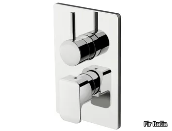 DAILY 44 - 4450198 - 2 hole shower mixer with diverter with plate _ Fir Italia