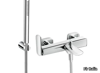 DYNAMICA 88 - 8834017 - Wall-mounted bathtub mixer with diverter with hand shower _ Fir Italia