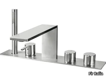 LIFESTEEL 59 - 5931404 - Stainless steel bathtub set with hand shower _ Fir Italia