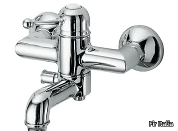 MELROSE 70 - 7033122 - Wall-mounted brass bathtub mixer with diverter _ Fir Italia