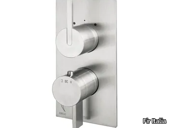 PLAYSTEEL 58 - 5880178 - Thermostatic stainless steel shower mixer _ Fir Italia