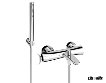 SYNERGY STONE 95 - 9534017 - Brass bathtub mixer with diverter with hand shower _ Fir Italia