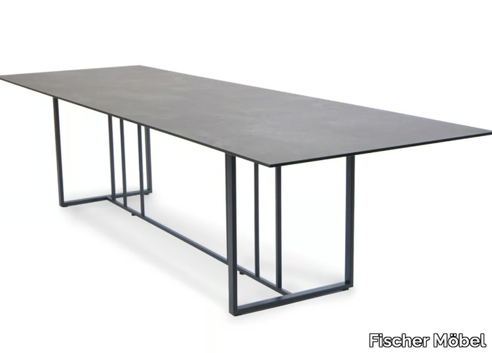 SUITE - Rectangular laminate garden table _ Fischer Möbel