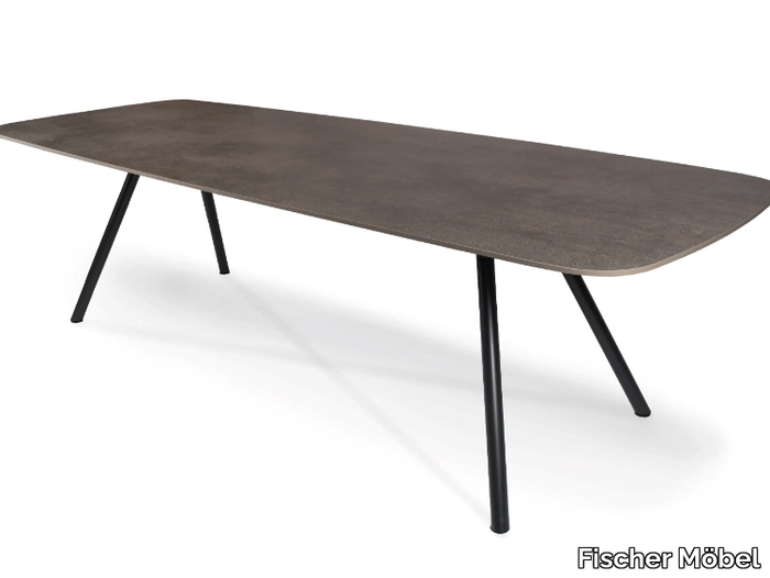 TESO - Oval fm-ceramtop dining table _ Fischer Möbel