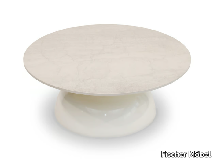 FUNGO MEDIUM - Round ceramic garden side table _ Fischer Möbel