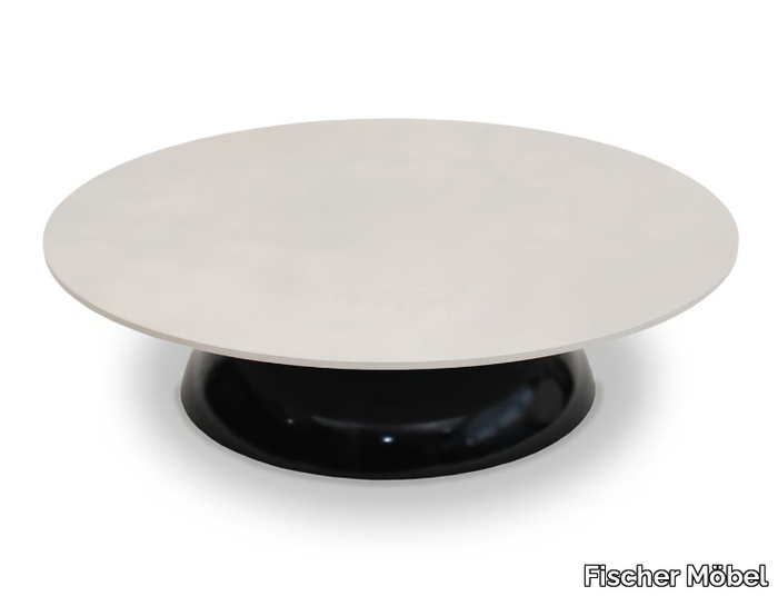 FUNGO LARGE - Round ceramic garden side table _ Fischer Möbel