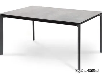 RIO - Stainless steel and fm-ceramtop garden table _ Fischer Möbel