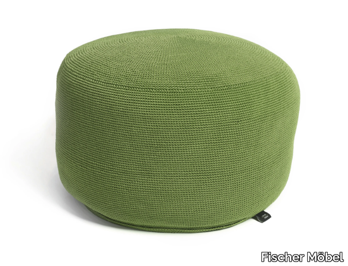 POUF - Round fabric pouf _ Fischer Möbel