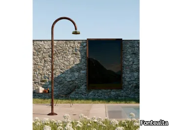 ORIGO RAME C50R - Copper outdoor shower _ Fontealta