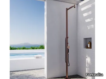 FLAMINGO F60.ME - Stainless steel outdoor shower _ Fontealta