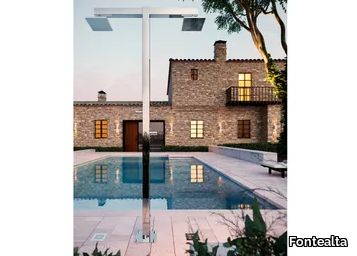 IDRA Q86.2 - Stainless steel outdoor shower _ Fontealta