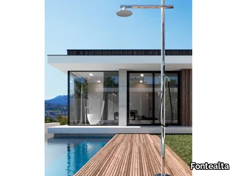 ONDA D50.E - Stainless steel 316 outdoor shower _ Fontealta