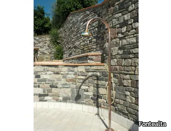 ORIGO RAME C50R.ME - Copper outdoor shower _ Fontealta