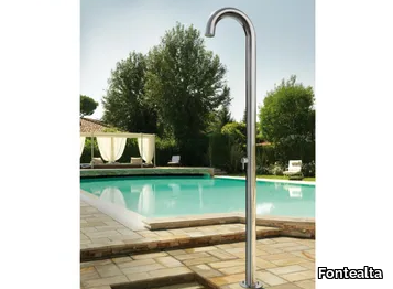 CLUB C90.M - Stainless steel 316 outdoor shower _ Fontealta