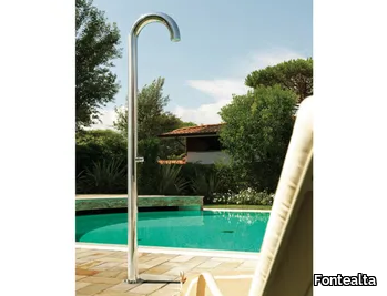 CLUB C90 - Stainless steel 316 outdoor shower _ Fontealta