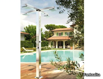 IDRA Q120 - Stainless steel outdoor shower _ Fontealta