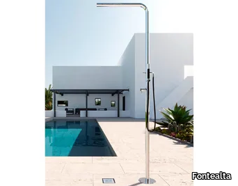 SKINNY S40.ME - Stainless steel 316 outdoor shower _ Fontealta