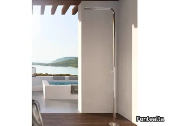 SKINNY S40 - Stainless steel 316 outdoor shower _ Fontealta