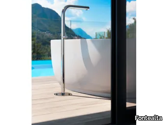 SKINNY S40V.M - Stainless steel 316 outdoor column for bathtub _ Fontealta