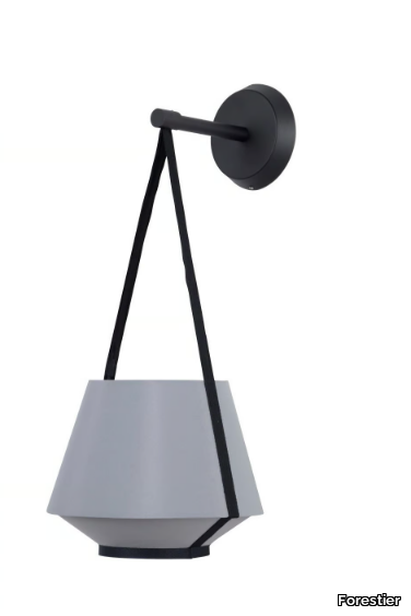 CARRIE - LED fabric wall lamp with fixed arm _ Forestier