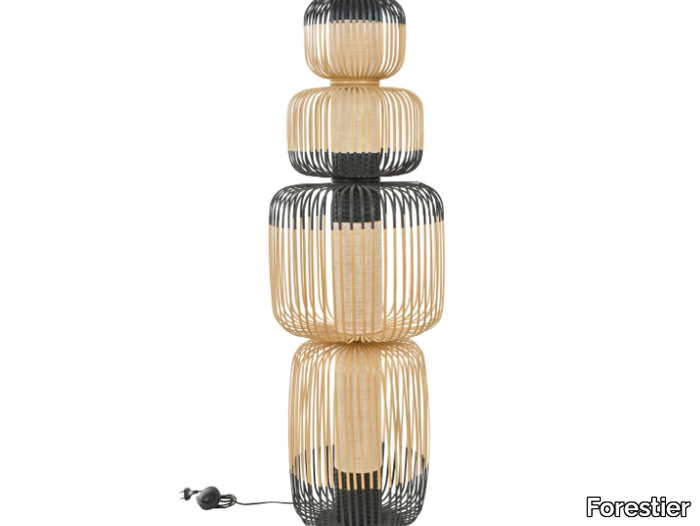 BAMBOO LIGHT TOTEM 4L - Bamboo floor lamp _ Forestier