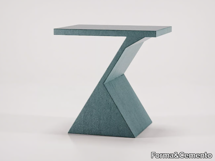 COFFEE TABLE L - Rectangular cement coffee table _ Forma&Cemento