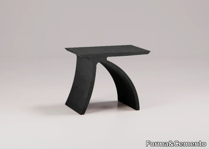 COFFEE TABLE D - Rectangular cement coffee table _ Forma&Cemento