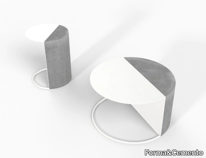 NORMANN - Cement coffee table / bedside table _ Forma&Cemento