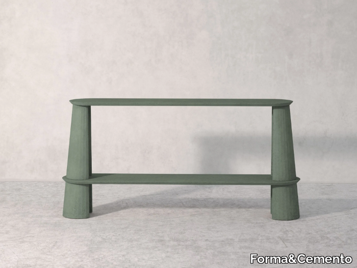 FUSTO CONSOLE TABLE II - Cement console table _ Forma&Cemento