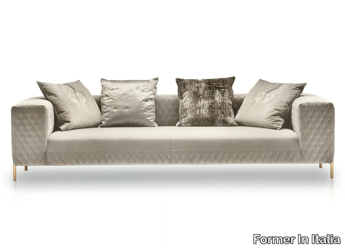 BRERA PLUS - 3 seater velvet sofa _ Former In Italia