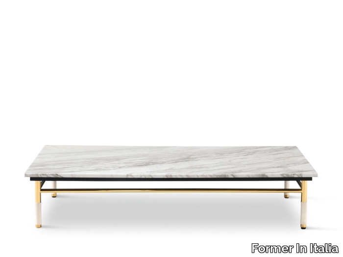 TALIS - Rectangular marble coffee table _ Former In Italia