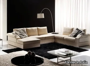 DANDY - Corner sectional fabric sofa _ Former In Italia