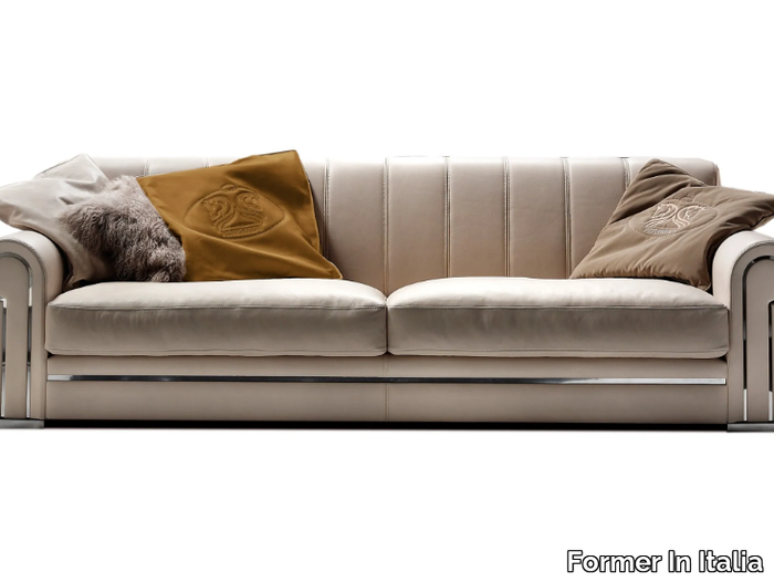 QUINCY EVO - Leather sofa _ Former In Italia