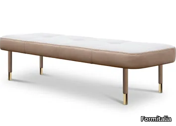 NORI - Upholstered fabric bench _ Formitalia