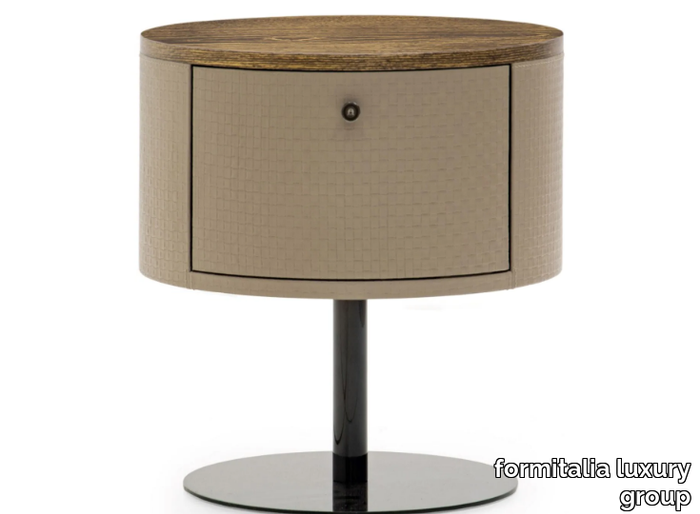 OVERSEAS - Round ash bedside table _ formitalia luxury group