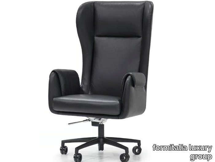 APOLLO - Swivel leather executive chair _ formitalia luxury group