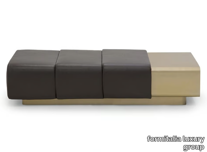 CIGAR - Leather pouf / coffee table _ formitalia luxury group