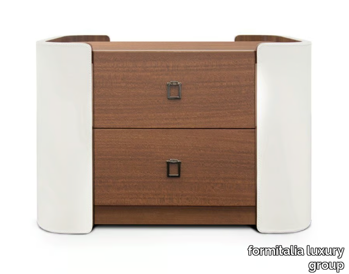 DOWNTOWN - Leather bedside table _ formitalia luxury group