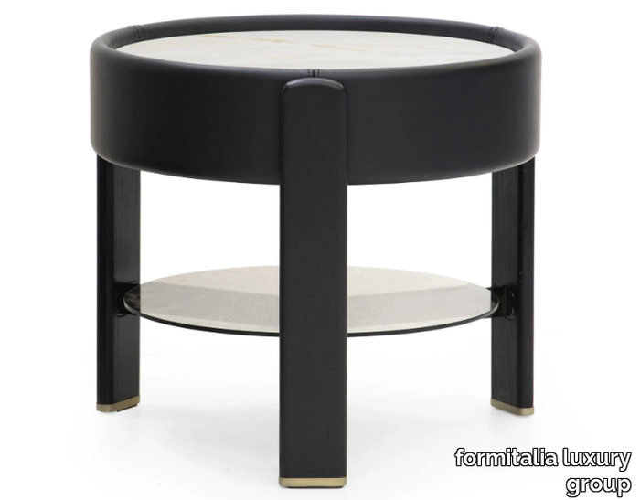 KEAN - Round marble high side table _ formitalia luxury group