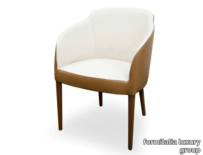 ROD - Upholstered Deerskin chair with armrests _ formitalia luxury group