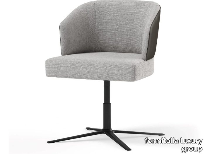 V249/B - Upholstered chair with 4-spoke base _ formitalia luxury group