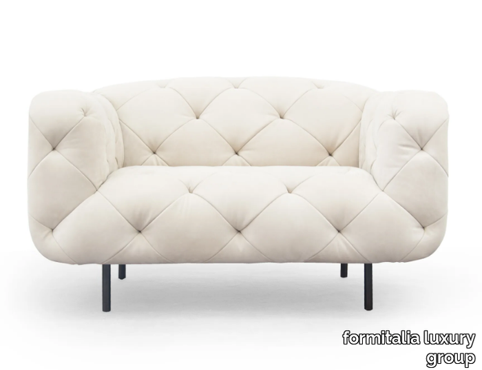 OVERSEAS/B - Tufted nabuk armchair _ formitalia luxury group