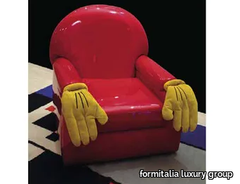 CARTOON - Upholstered PVC armchair with armrests _ formitalia luxury group