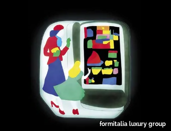 IL FRIGO MANGIA LA ROBA - Acrylic glass Decorative panel with light _ formitalia luxury group