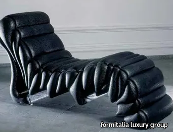 LAVICA - Upholstered leather chaise longue _ formitalia luxury group