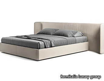 LEJLA LARGE - Leather double bed _ formitalia luxury group