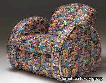 MIAMI SWING - Upholstered armchair with armrests _ formitalia luxury group