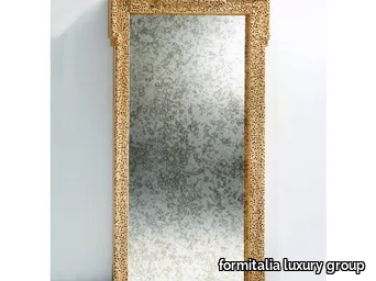 PORTA SPECCHIO - Freestanding rectangular framed wood and glass mirror _ formitalia luxury group