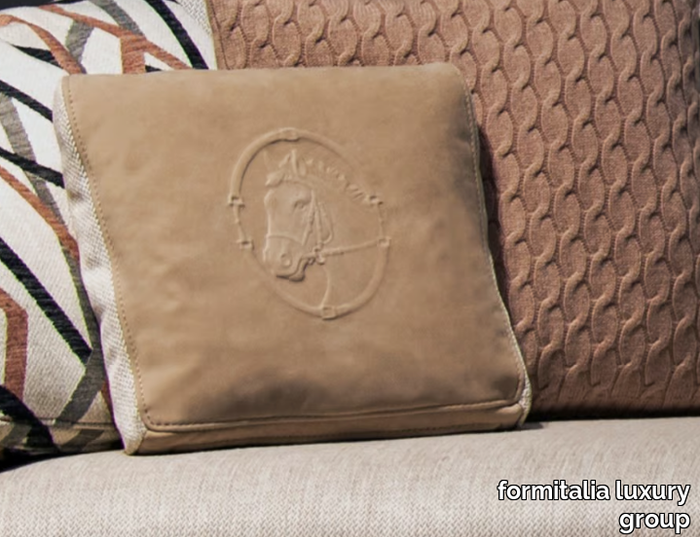 HORSE - Leather cushion _ formitalia luxury group